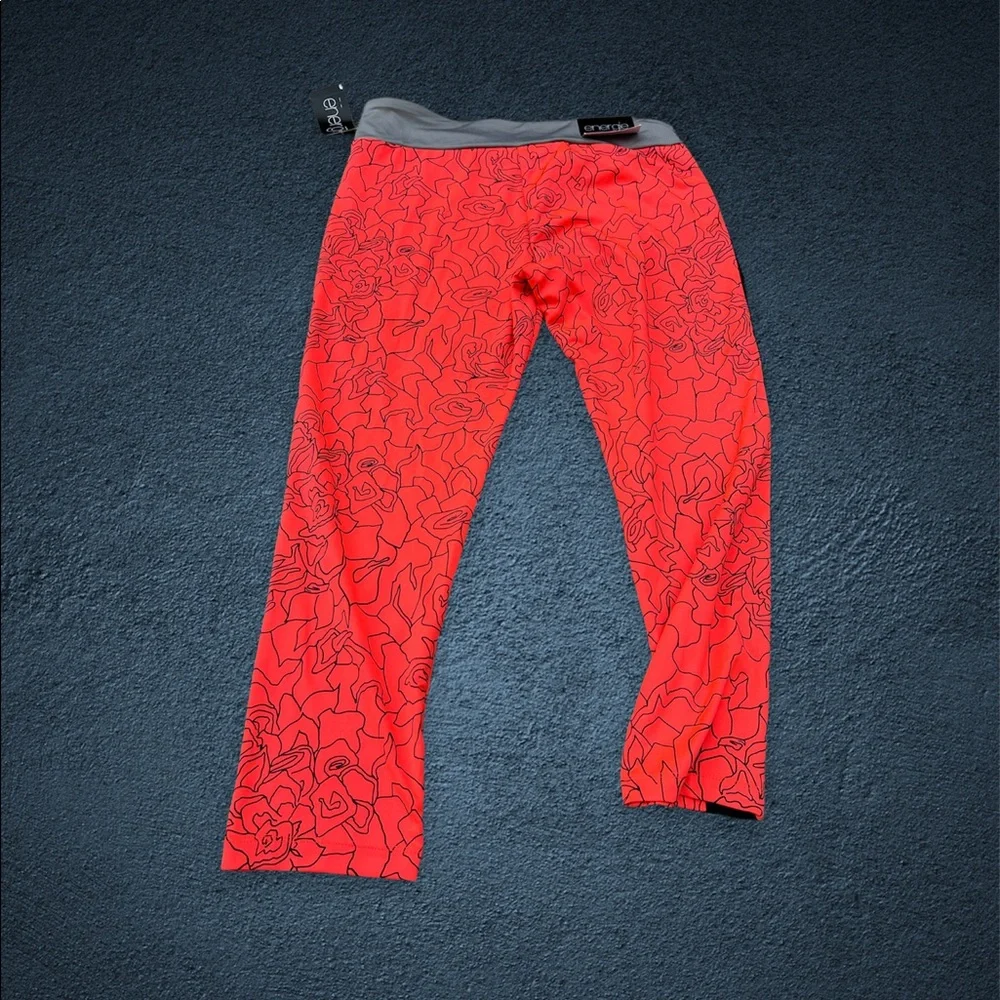 Ultra Slimming Energie Workout Flawless Fit Activewear Capri NWT Retro Deadstock